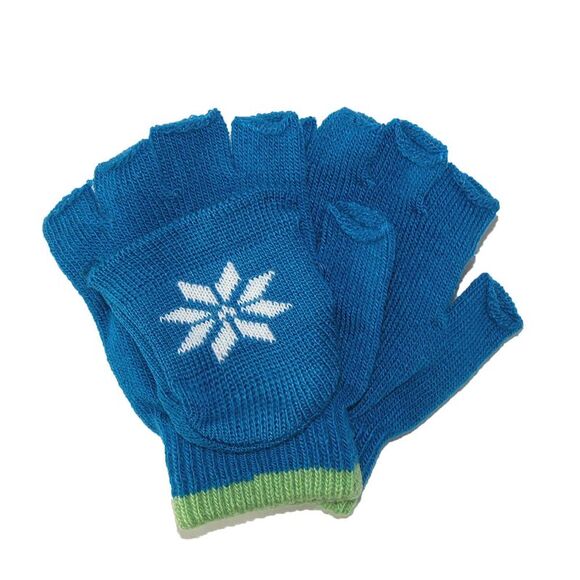 CTM Boys' Stretch Convertible Fingerless Winter Gloves - Picture 1 of 2